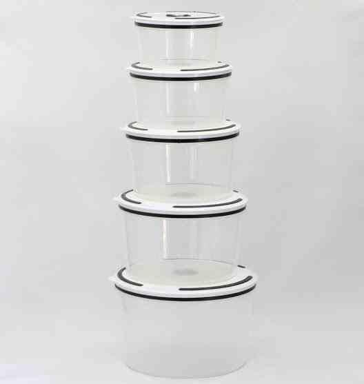 5 Pieces Storage Box STB-8080 Round
