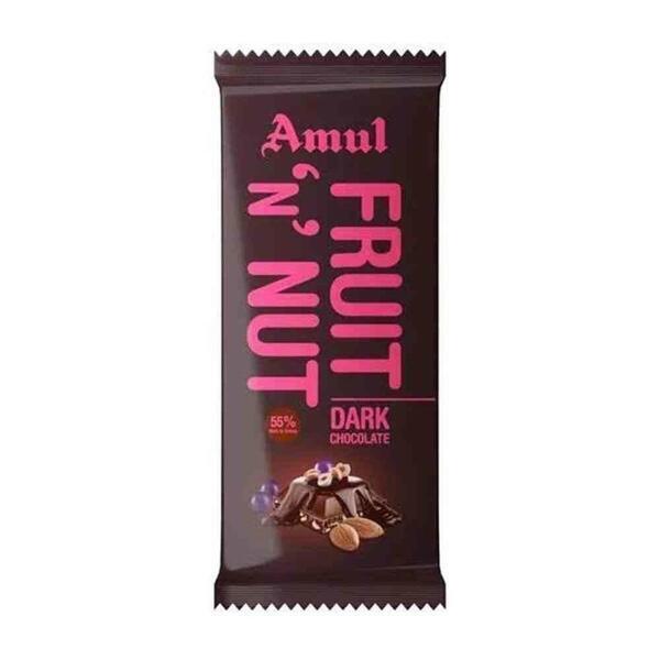 Amul Fruit N Nut Dark Chocolate - 40g