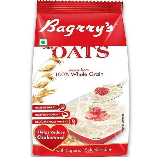 Bagrrys White Oats 500 Gm Pouch