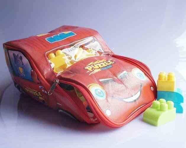 Blocks Red Van 100 pcs