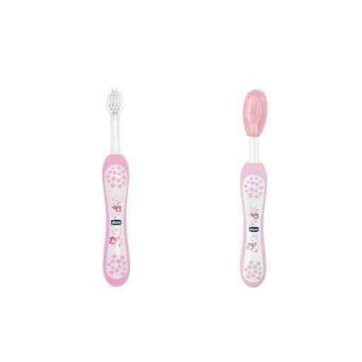 Chicco PINK TOOTHBRUSH 6-36M-8058664022625