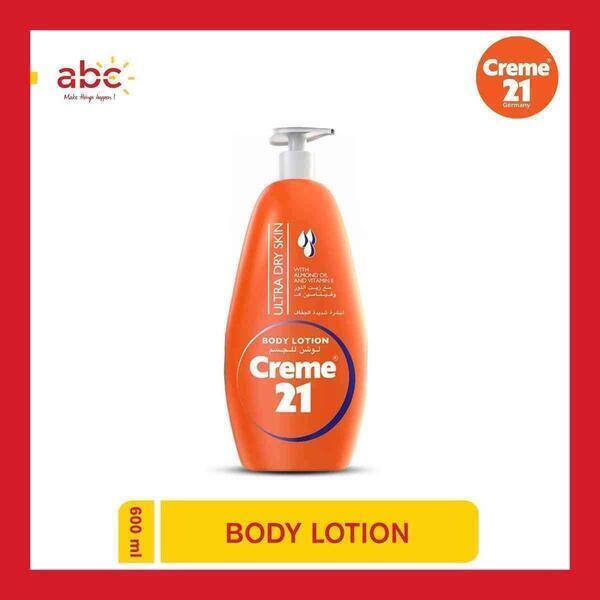 Crème 21 Ultra Dry Body Lotion With Pump 600 ml