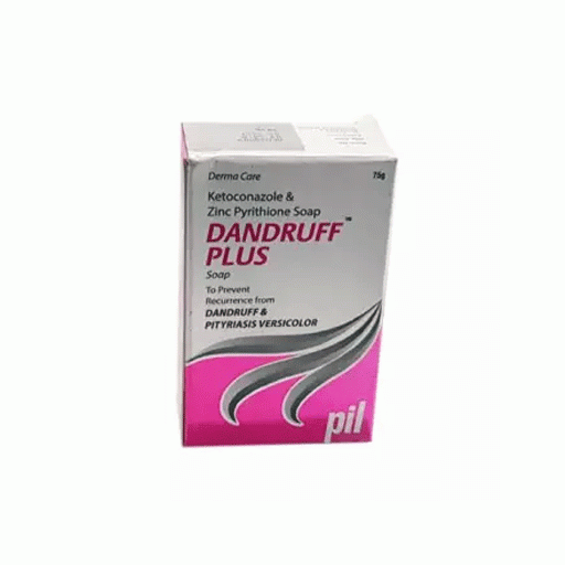 Dandruff Plus Soap, Medicated Treatment Of Dandruff All Hair Type 75ml Pack of 2