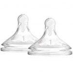 Dr. Brown's: Level 1 Wide-Neck Silicone Nipple, 2-Pack WN1201-INTL