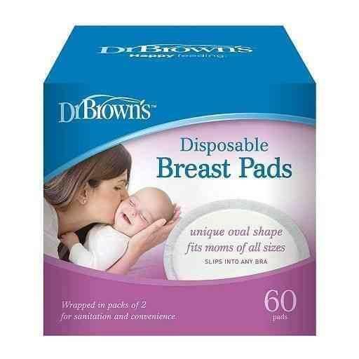 Dr. Brown's S4021H Disposable Breast Pads - 60 Pads