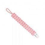 Dr Browns Pacifier Clip Pink Chevron AC064-P2