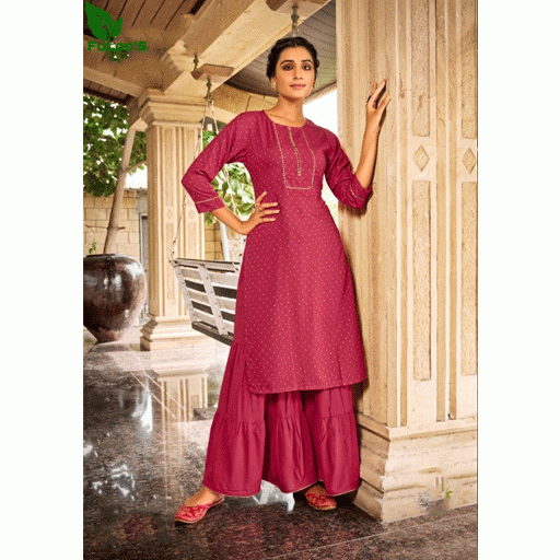 FuLoo’s GL Freedom Kurti Set in Sharara #01