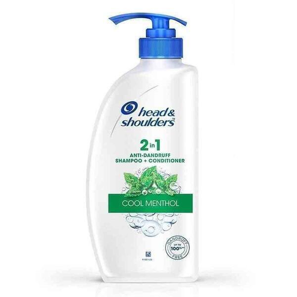 Head and Shoulders 2 in 1 Cool Menthol Anti Dandruff Shampoo and Conditioner