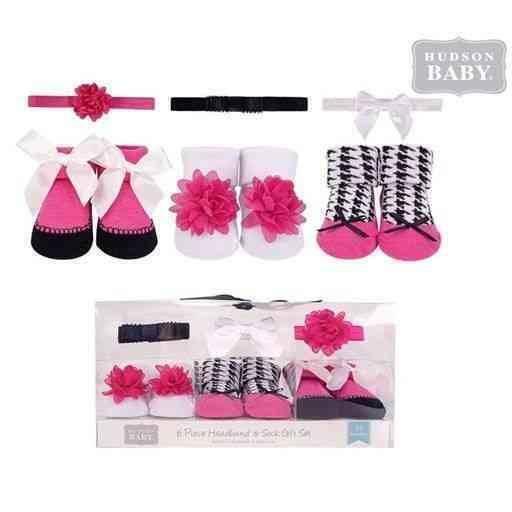 Headbands 3pc & Sock 3pc Gift Set 58254