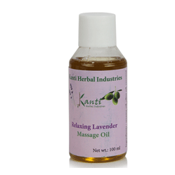 Kanti Herbal Relaxing Lavender Massage Oil