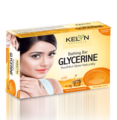 Kelyn Naturals Glycerine Honey and Almond Bathing Bar 75gm Pack of 5