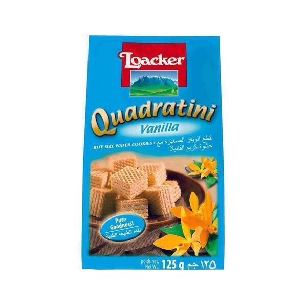 Loacker Quadratini Vanille (Vanilla) - 125g