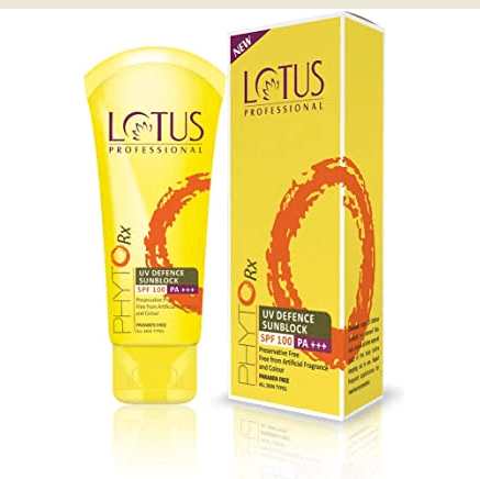 Lotus Professional Phytorx Uv Defence Sunblock Spf 100- 50GM
