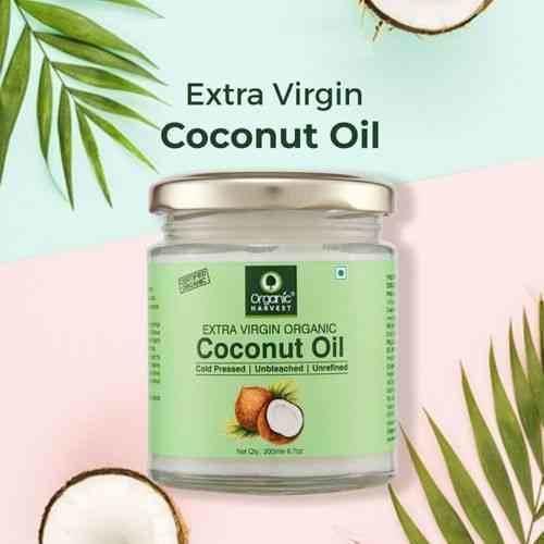 Organic Harvest Cold Pressed Extra Virgin Coconut Oil 200 ml