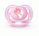 Philips Avent Ultra Air Pacifier For Baby Girl SCF545/10