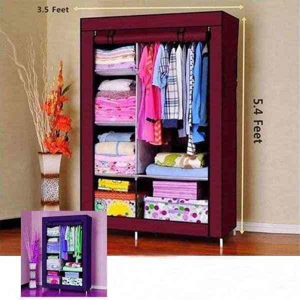 Portable Cum Folding Wardrobe/Cabinet