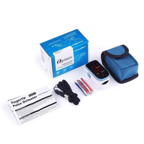 Pulse Oximeter Oxymeter Choicemmed Oxywatch C2 with cover pouch 1 Pcs Box