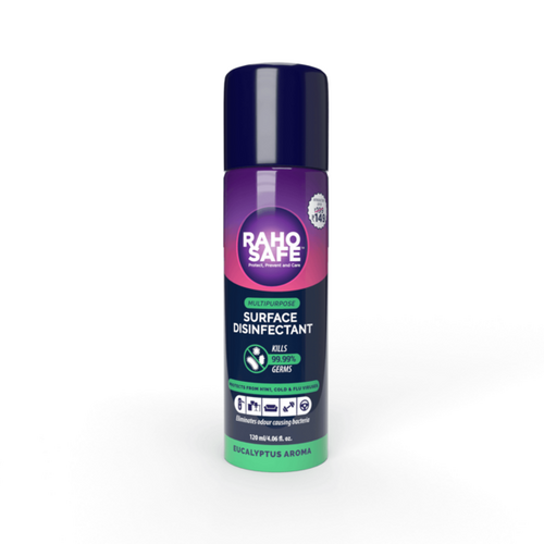 Raho Safe Multipurpose Surface Disinfectant Spray 120ml - Eucalyptus