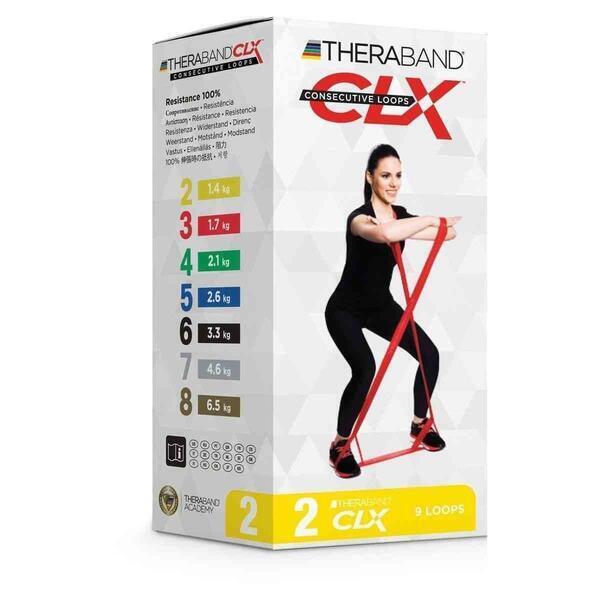 Thera Band CLX Consecutive Loops/ Yellow/Thin