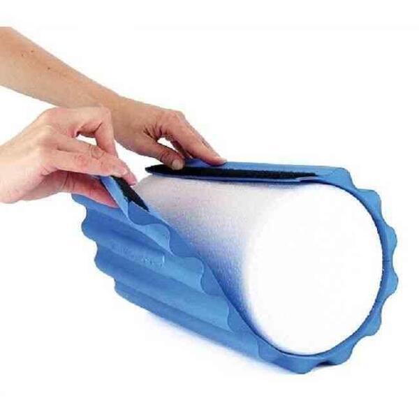 TheraBand Wrap CE Blue / X-firm with Foam Rollers 12 inches