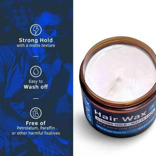 Ustraa Strong Hold Hair Wax Matte Look 100g