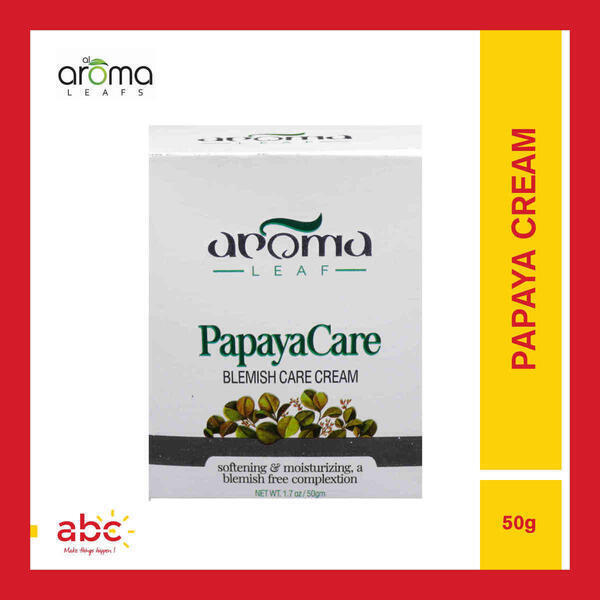 Aroma Leaf Papaya Care Blemish Care Cream 50gm