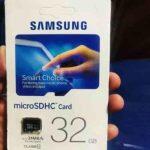 32GB Class 10 MicroHDSC Card Speed Upto 24MB/s
