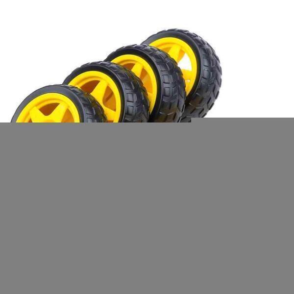 4PCS DC Electric Motor Tire Wheel 3-6V Dual Shaft Gear Motor For Arduino Smart Car