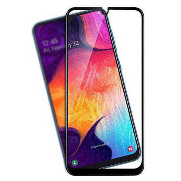 9D/10D/11D Full Screen Tempered Glass for Samsung Galaxy A50 - Black Color