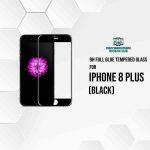 9H Full Glue 5D Glass for iPhone 8 Plus Black