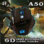 A50 6D Iron Bottom Game Mouse