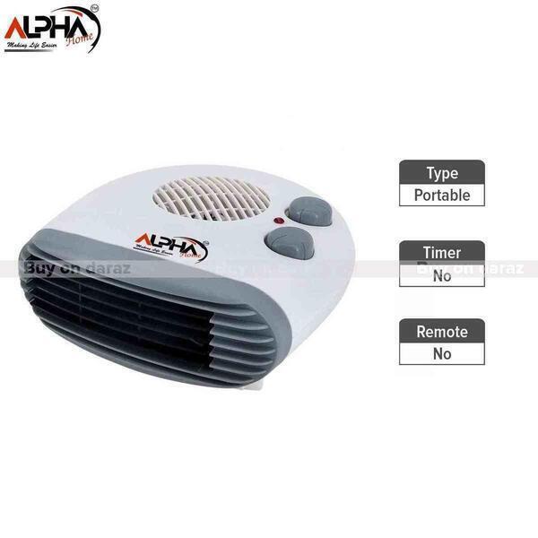 Alpha Home Electric Fan Heater 2000W