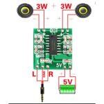 Amplifier Module DC 5V Board CA8403 audio module Digital Amplifier  LCD