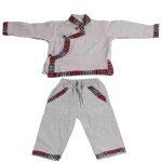 Baby Hemp Color Daura And Trouser Set For Boys