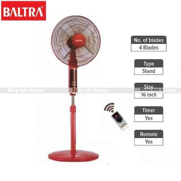Baltra Stand Fan With Remote Oscar (Bf 183) 55W