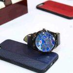 Black/Blue Stylish Watch For Men
