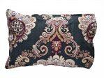 Black/Brown Floral Printed 2X Pillow Cases/Cover