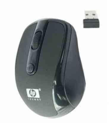 Black/Grey HP 2.4G Wireless Platinum Edition Mouse