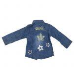 Blue Star Design Denim Shirt For Boys