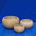 Ceramic Round Type Vase Set