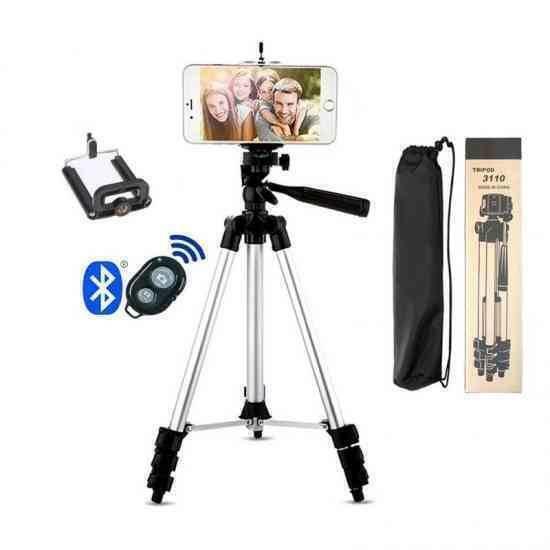 DK 3888 Portable & Foldable Camera Mobile Tripod With Bluetooth Wireless Remote/best tripod/tripod/Bluetooth tripod