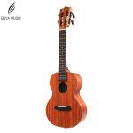 Enya EUT-X1 26 Inch Tenor Ukulele  HPL and Mahogany Neck With Bundle Includes Case, Strap, Strings, Capo, Sand Shaker, Picks, Polish Cloth