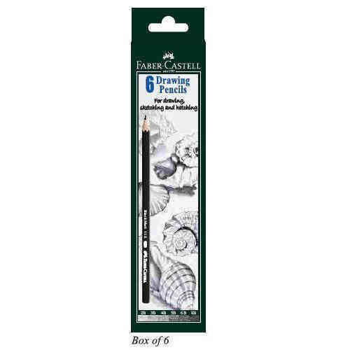 Faber-Castell 6 Pc Drawing Pencil