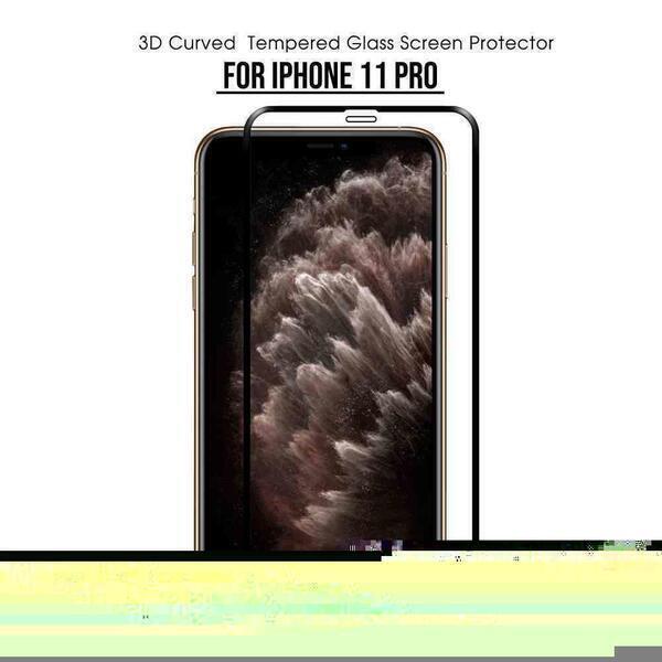 First Rate 9H Curved Tempered Glass for iPhone 11 Pro