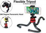 Flexible Tripod Better Gorilla Tripod With 360 Degree Rotating Head And Free Mobile Holder For Mobile,Camera,GoPro ,Projectors etc.