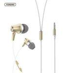 Foneng E535 Universal Metal Mobile Ear Stereo Handsfree Wired Earphone With Mic