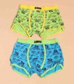 Fun Print All Around Lycra Cotton Brief For Boys - In Pack Of 2