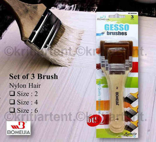 Gesso Brush Set Of 3pcs