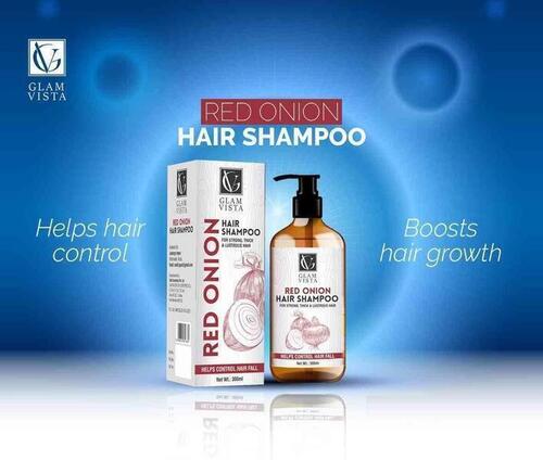 Glam Vista Red Onion Hair Shampoo Helps Control Hair Fall 300ml / By SmartGallery