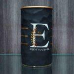 Golden Black Flower Design Ceramic Flower Vase 7 Inch